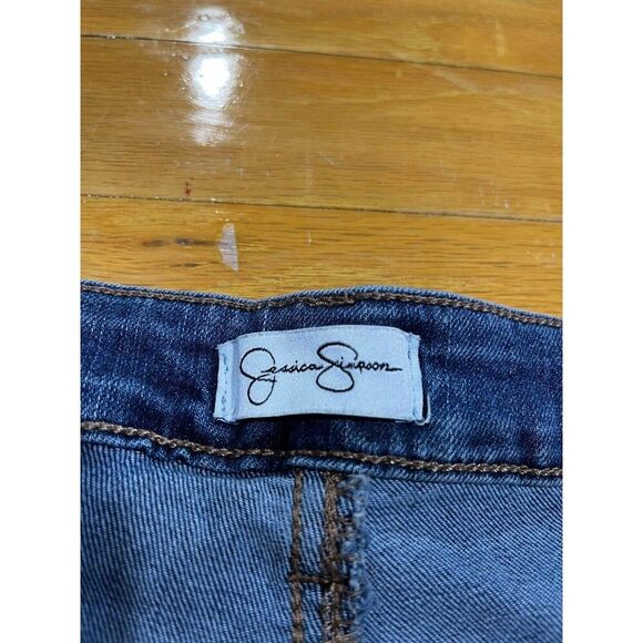 Jessica Simpson Jeans Womens 34 Skinny Blue High Rise Medium Wash Denim Festival - Picture 3 of 7